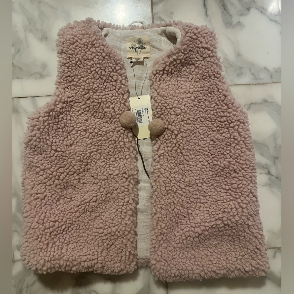 Vignette Mae vest sz 7, 8 girls NEW